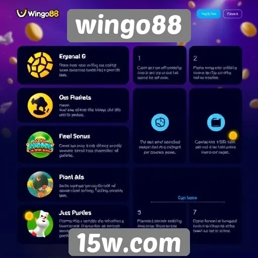 Análise das funcionalidades do site de jogos wingo88